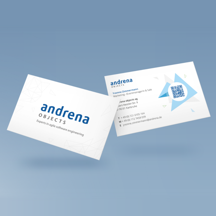 Visitenkarten für andrena objects