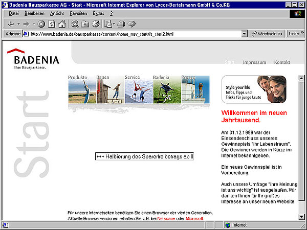 Badenia Bausparkasse (im Jahr 2000)