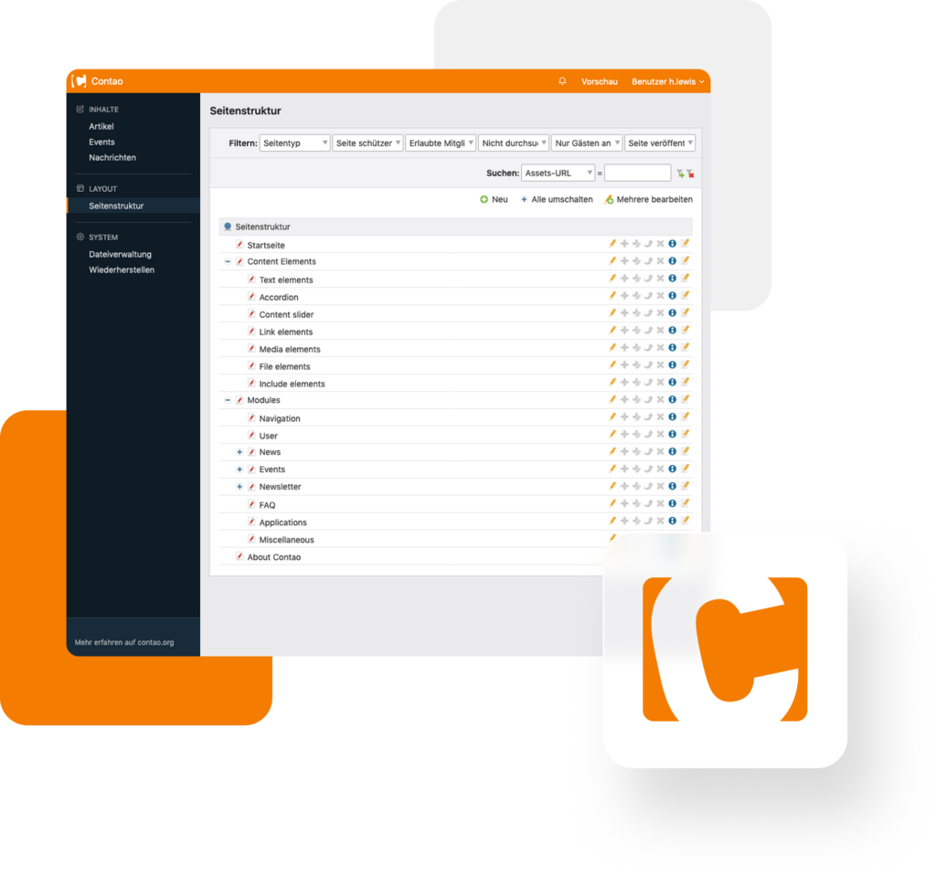 Contao Backend