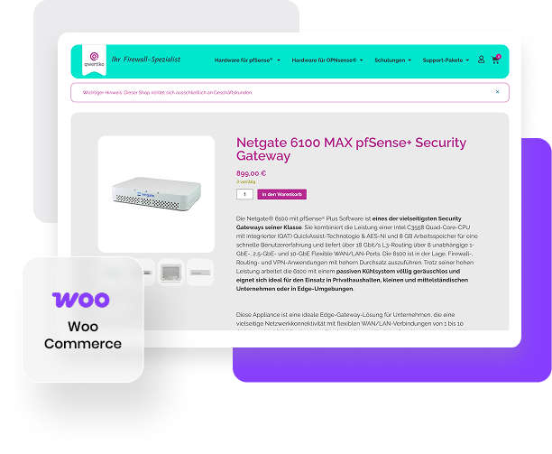 Shop mit wooCommerce